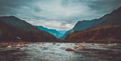 Tal between the mountains at Vasuki near Kedarnath