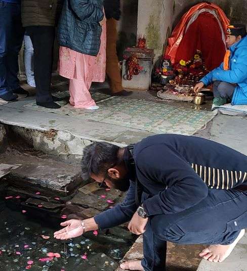 Kund inside Ved Vyas Temple