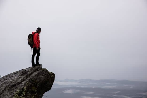 Solo trekker in Manali in December