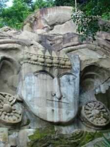 Shiva Idol at Unakoti Heritage site is one of the best destinations to propose your love this Valentine's Day