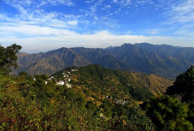 Tip in top view and one of the best place to visit in Lansdowne on a trip from Delhi