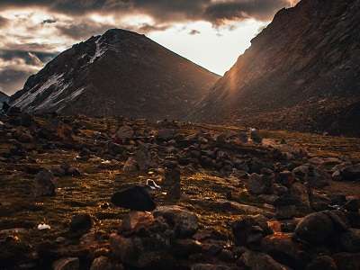 Kailash Mountain that pilgrims visit during Kailash Mansarovar Yatra