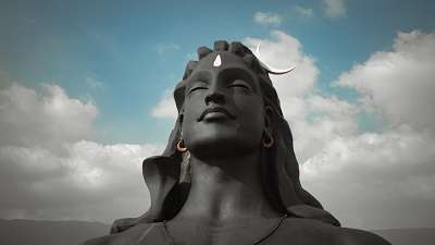 Shiva Bust statue in coimbatore is one of the best Mahadeva temples to visit this Maha Shivaratri near pune