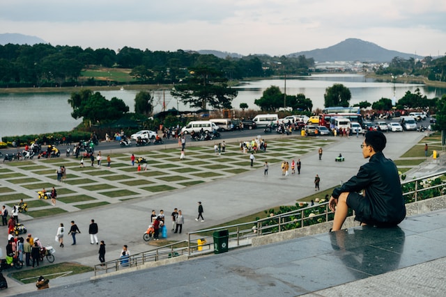 people on park during daytime in Da Lat, Vietnam