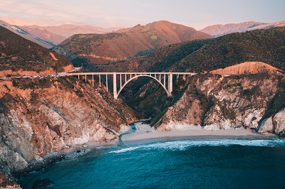 Big Sur bridge is one of the best places to visit in California