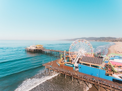 Santa Monica pier is one of the best places to visit in California