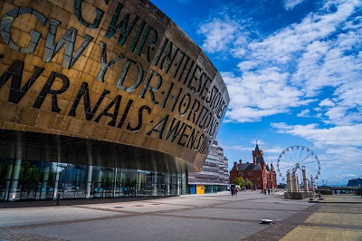 many tourist to visit at Cardiff Millennium center