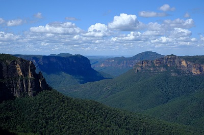 Blue Mountains National Park is a place in australia where only a non touristy explorer can reach