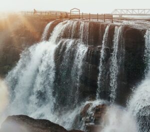 Dainthlen Waterfall is one of the best offbeat attractions in Cherrapunji