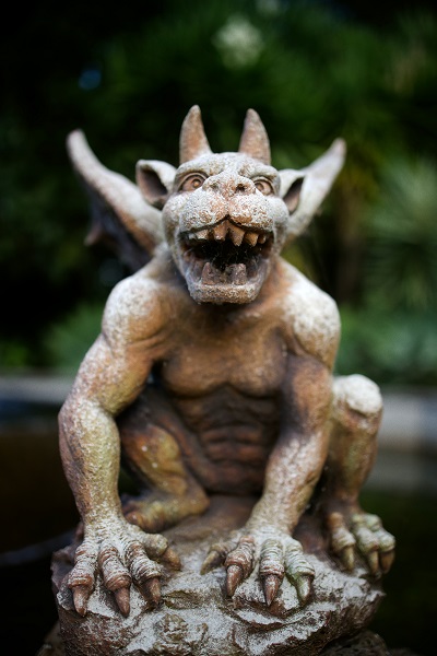 Gorgoyle at the Zak Bagans Haunted Museum in Las Vegas haunts visitors the most