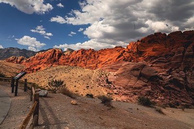 Red rock canyon national conservation area in Las Vegas is best for visitors who love adventure