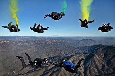 Skydiving