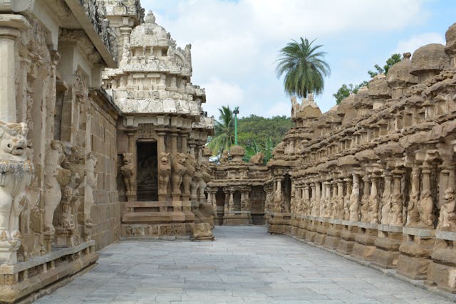 Kanchipuram Temple Inside Architecure