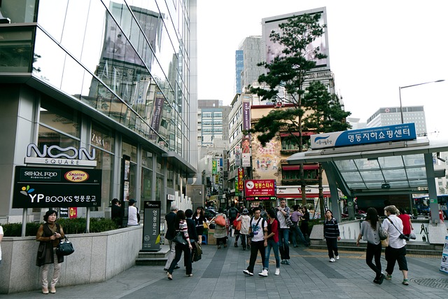 Myeongdong in Seoul